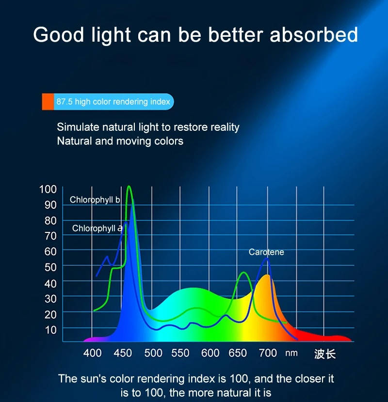 Lampe LED à spectre complet ultra-lumineuse pour aquariums et plantes aquatiques 2