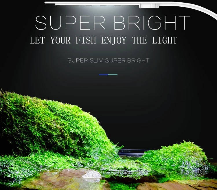 Lampe LED ultra-mince pour aquarium et plantes aquatiques 3