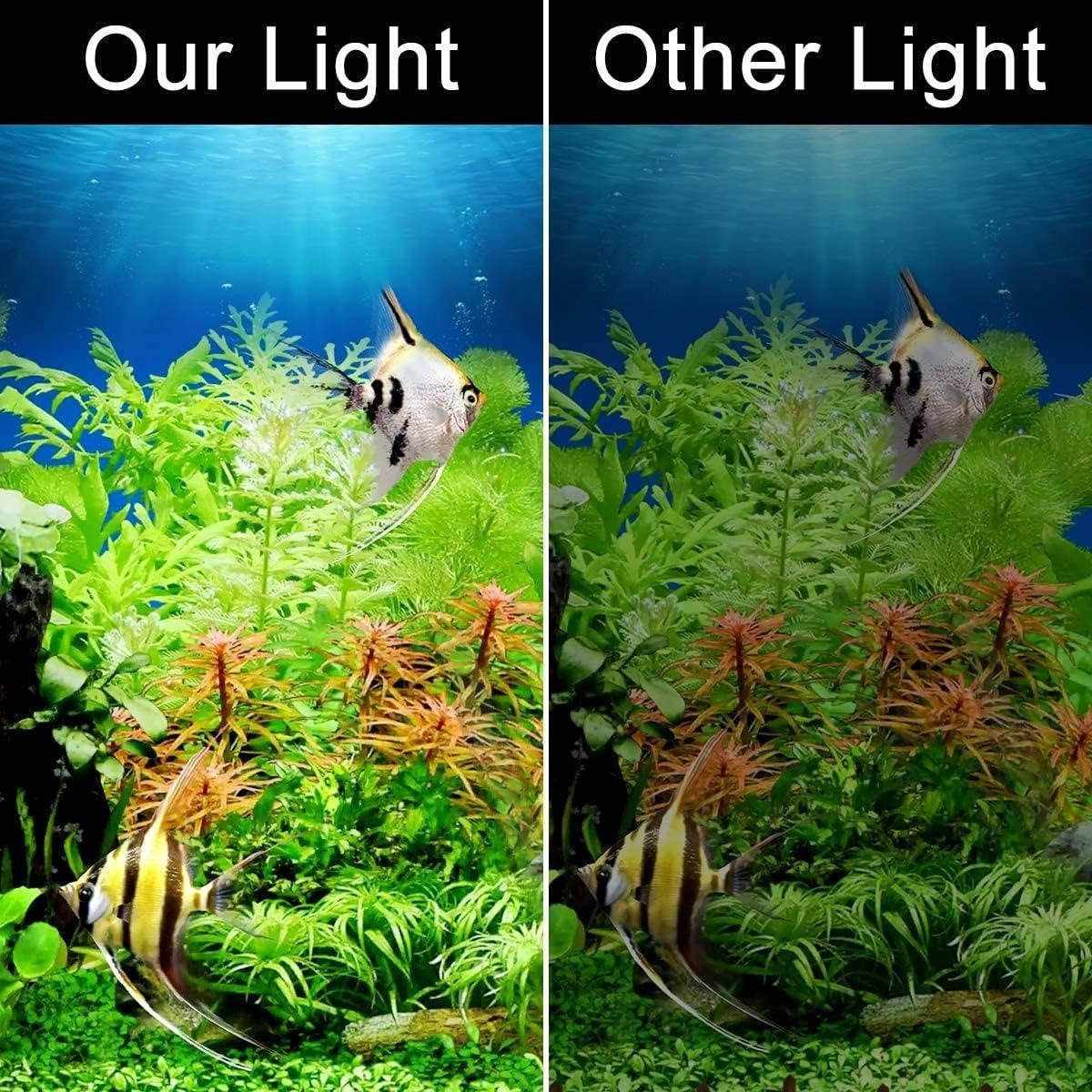Lampe LED ultra-mince pour aquarium et plantes aquatiques 4