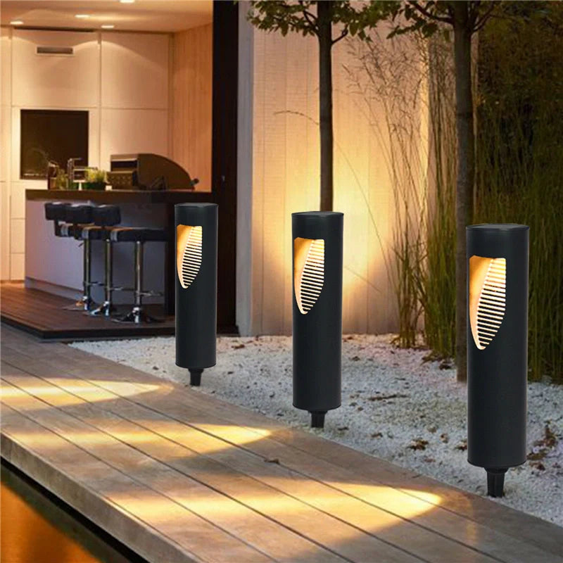 Lampe d'extérieur LED solaire avec capteur de lumière automatique – lampe d'extérieur minimaliste pour jardin et terrasse 1