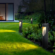Lampe d'extérieur LED solaire avec capteur de lumière automatique – lampe d'extérieur minimaliste pour jardin et terrasse 2