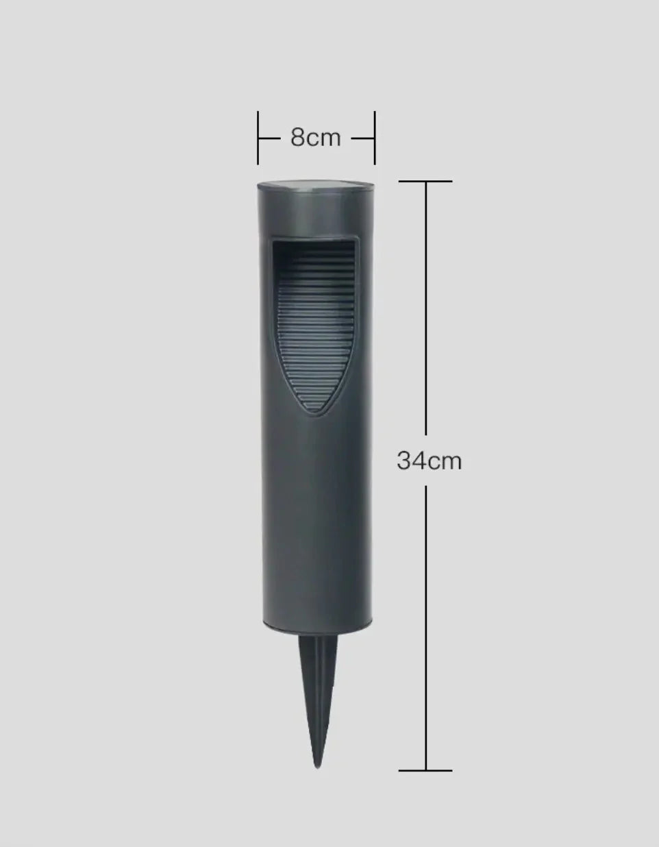 Lampe d'extérieur LED solaire avec capteur de lumière automatique – lampe d'extérieur minimaliste pour jardin et terrasse 3