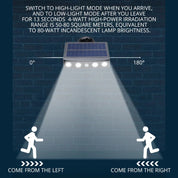 Lampe d'extérieur solaire avec détecteur de mouvement PIR – Lampes d'extérieur étanches IP68 et économes en énergie pour plus de sécurité et de confort 2