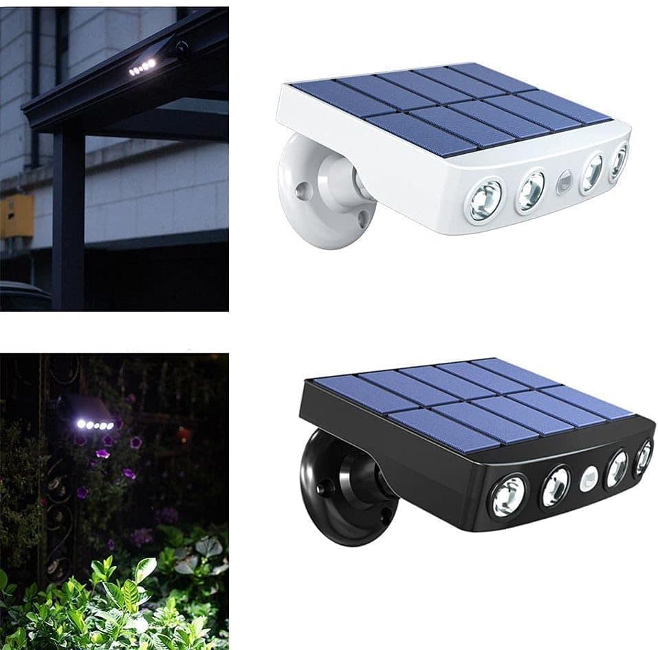 Lampe d'extérieur solaire avec détecteur de mouvement PIR – Lampes d'extérieur étanches IP68 et économes en énergie pour plus de sécurité et de confort 5