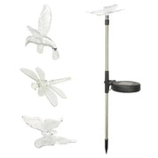 Lampe de jardin solaire avec colibri, papillon et libellule – conception résistante aux intempéries et respectueuse de l'environnement pour un éclairage extérieur charmant 6