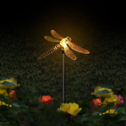 Lampe de jardin solaire avec colibri, papillon et libellule – conception résistante aux intempéries et respectueuse de l'environnement pour un éclairage extérieur charmant 7