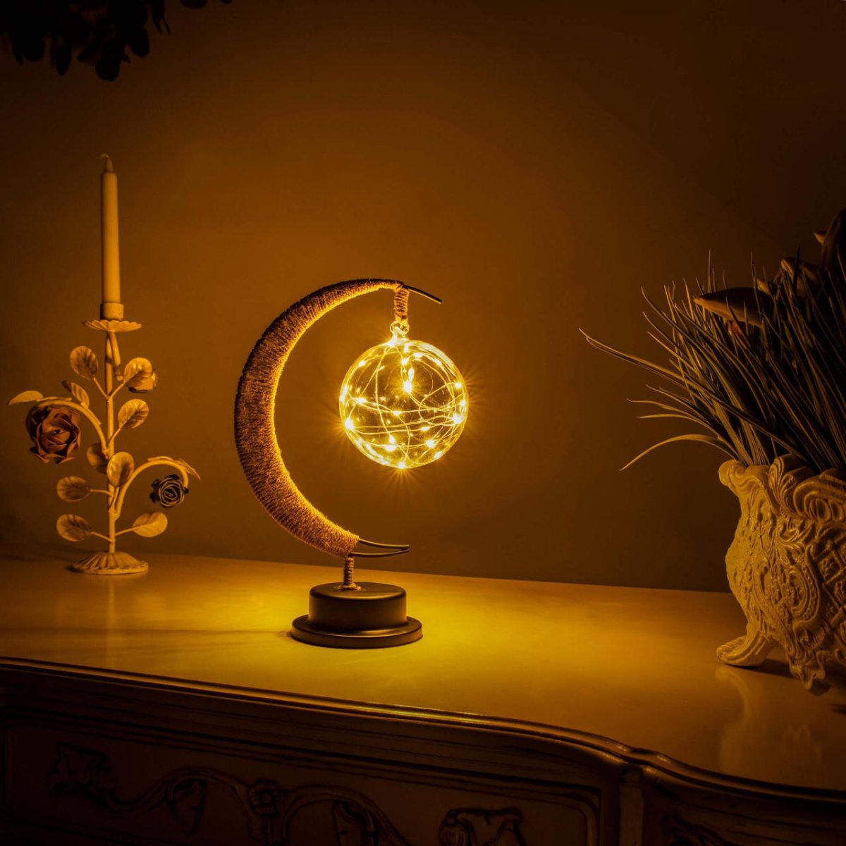 Lampe de table lunaire 0