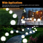 Lampe solaire écologique avec changement de couleur et indice d'étanchéité IP45 - Contrôle automatique de la lumière pour jardin et terrasse 2