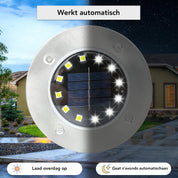 Lampes de jardin LED à énergie solaire avec capteur crépusculaire – résistantes aux intempéries et économes en énergie pour les espaces extérieurs 3