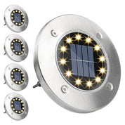 Lampes de jardin LED à énergie solaire avec capteur crépusculaire – résistantes aux intempéries et économes en énergie pour les espaces extérieurs 4