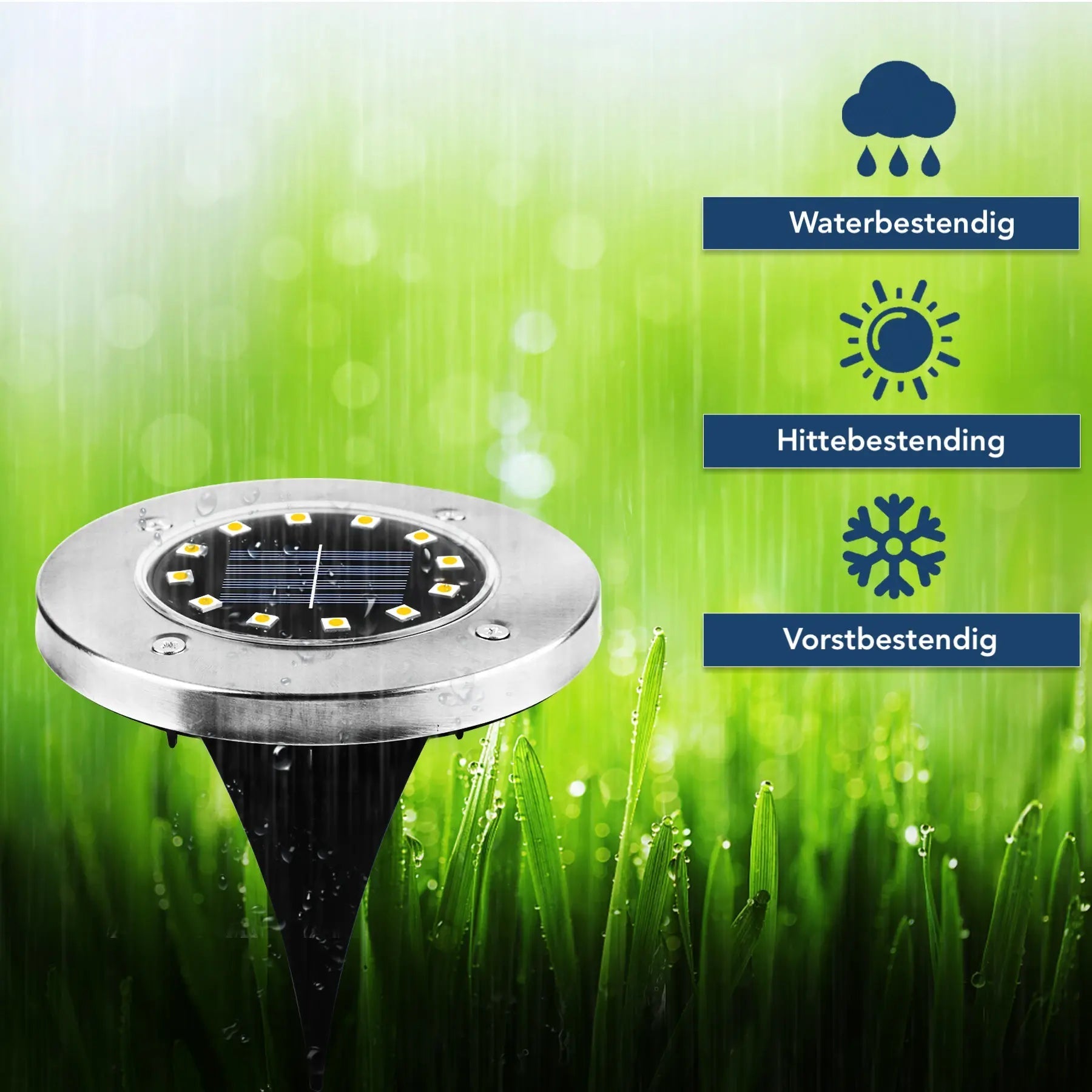 Lampes de jardin LED à énergie solaire avec capteur crépusculaire – résistantes aux intempéries et économes en énergie pour les espaces extérieurs 7
