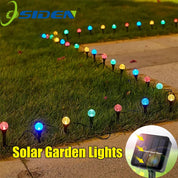 Lampes solaires de jardin à 30 LED – Mini lampes résistantes aux intempéries en blanc chaud avec 8 modes d'éclairage pour les espaces extérieurs 2