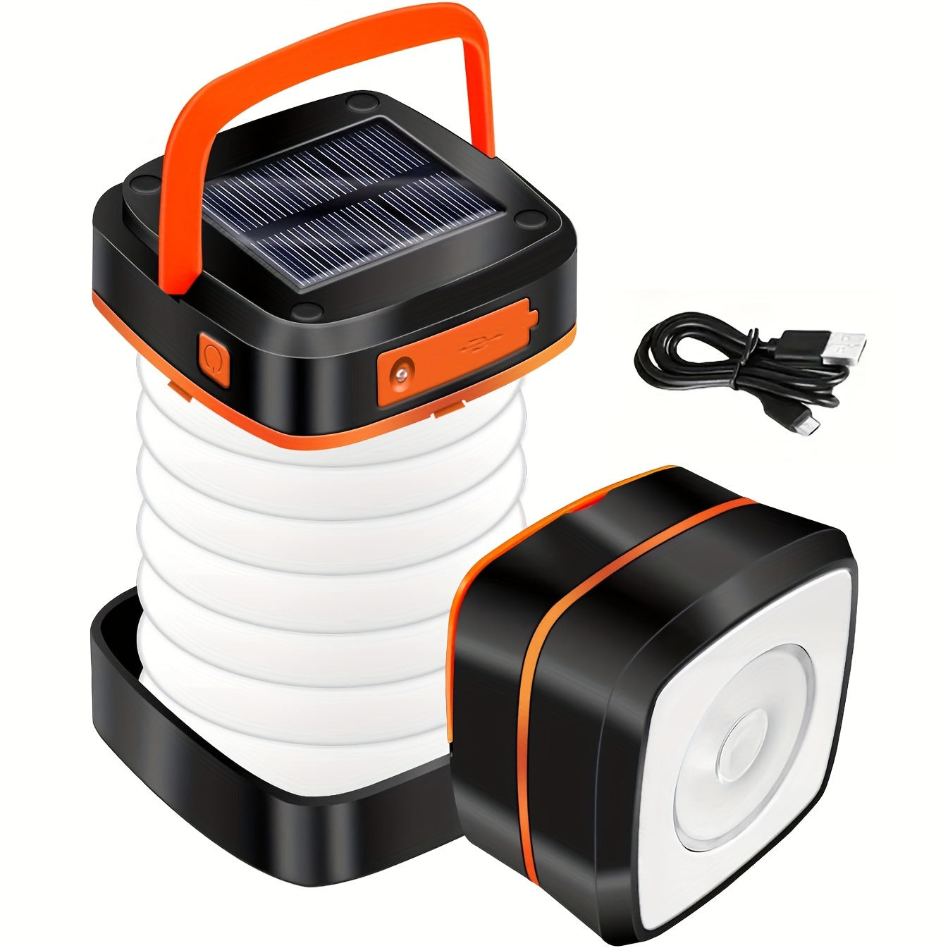 Lantern de camping LED rechargé - Lumière pliable compacte pour les aventures et urgences en plein air 0