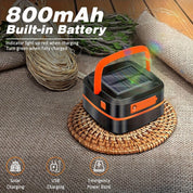 Lantern de camping LED rechargé - Lumière pliable compacte pour les aventures et urgences en plein air 4