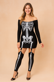 Lena | Costume de fête squelette 0
