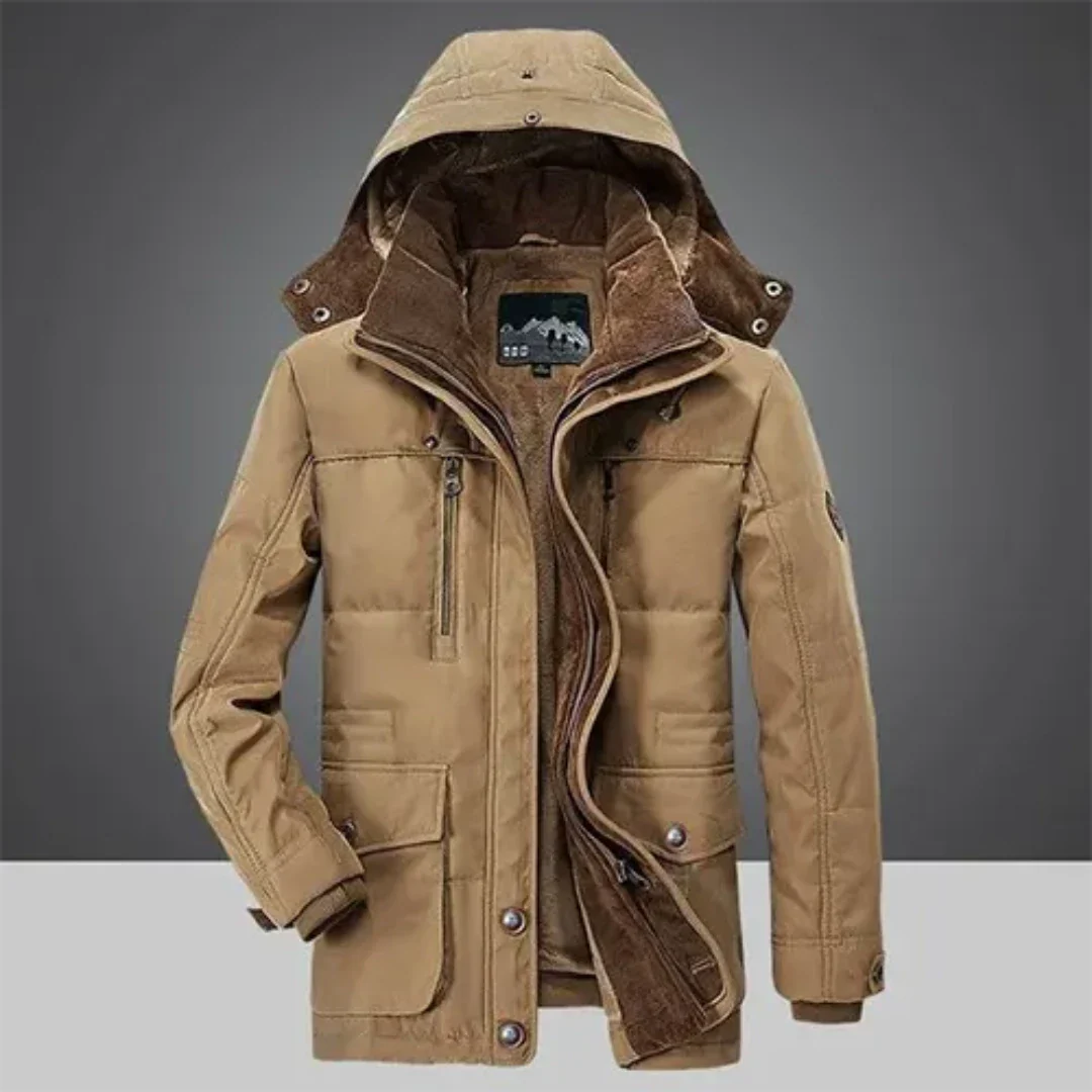 Lexer | Veste d'hiver classique à capuche pour homme | Chaude 1