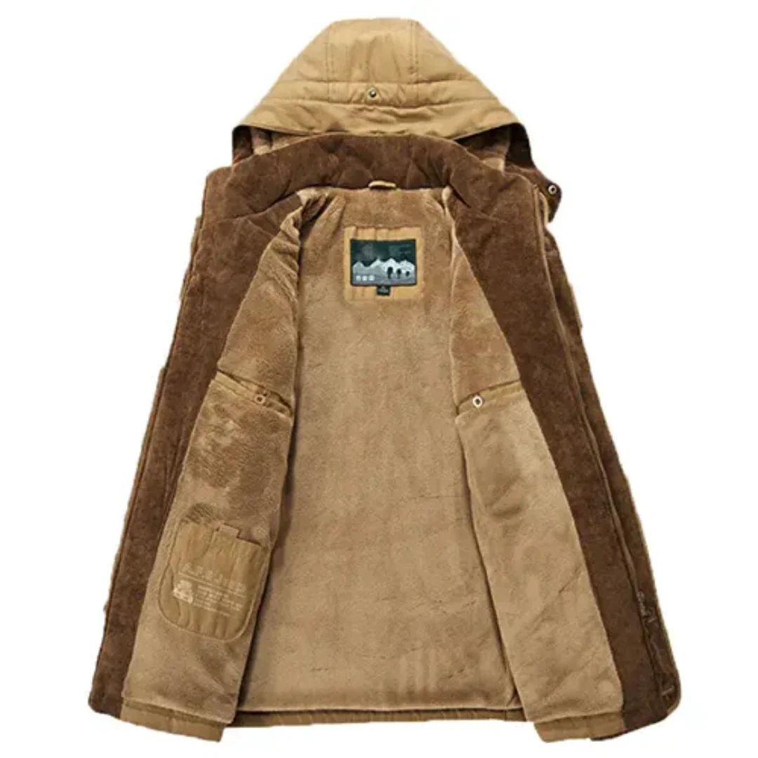Lexer | Veste d'hiver classique à capuche pour homme | Chaude 5