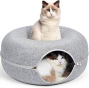 Lit en forme de donut pour chats 4