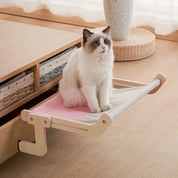 Lit hamac en bois pour chats 0