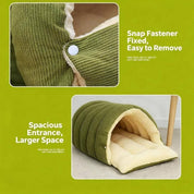 Lit pour chat amovible et lavable pour l'hiver 4