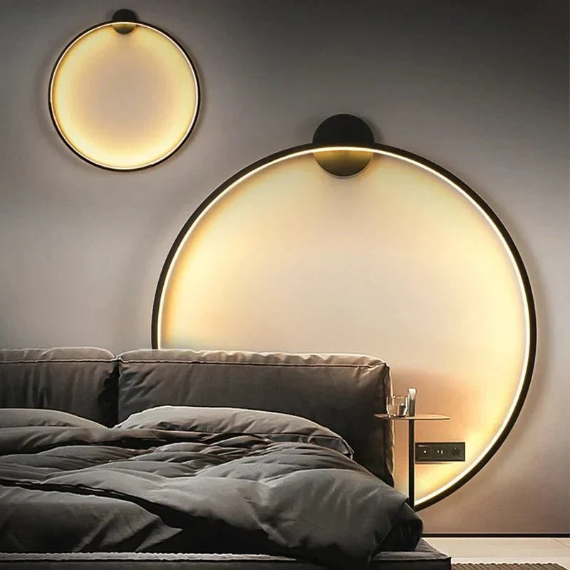 LumiRing - Applique murale ronde minimaliste 3