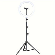 Lumière à anneaux LED avec trépied et support de téléphone réglables pour les selfies et l'enregistrement vidéo 1