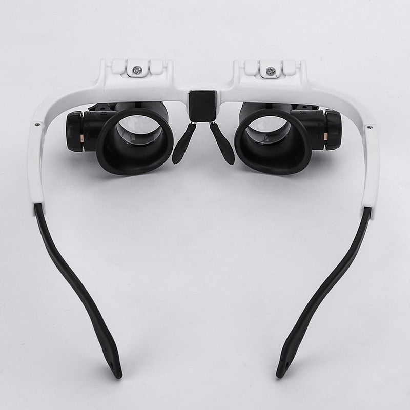 Lunettes d'élargissement LED réglables avec élargissement 8x, 15x et 23x pour les passe-temps et le travail de précision 2