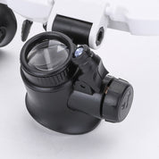 Lunettes d'élargissement LED réglables avec élargissement 8x, 15x et 23x pour les passe-temps et le travail de précision 4