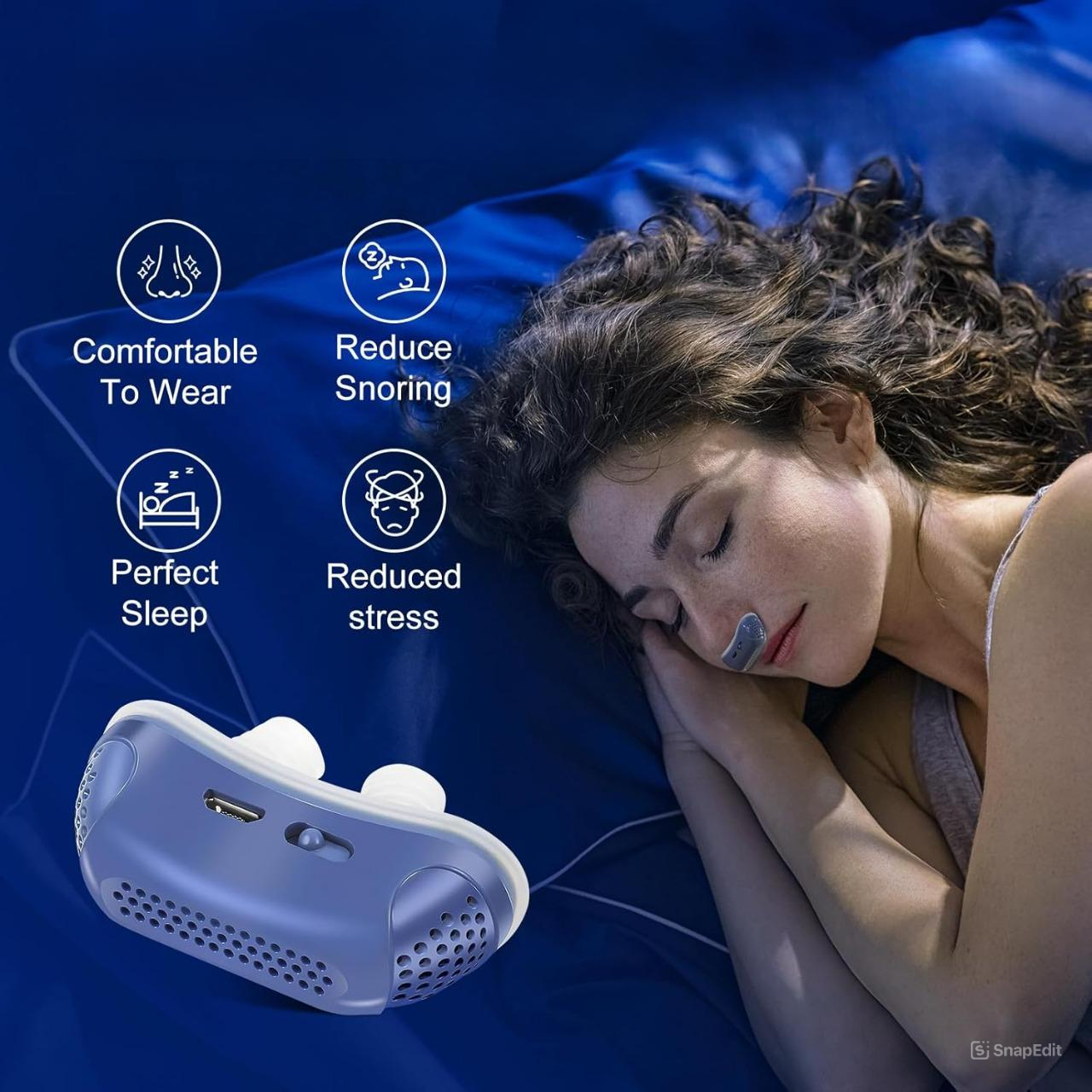 Machine d'apnée du sommeil micro CPAP pour les voyages et anti-ronflements - alternative CPAP 6