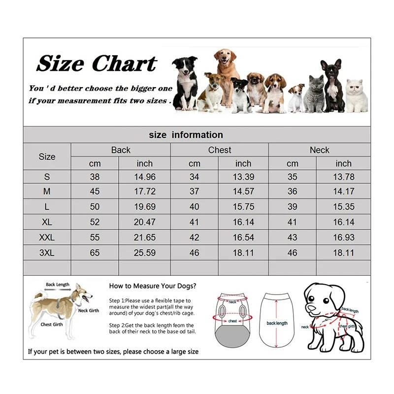 Manteau d'hiver imperméable pour chiens 6