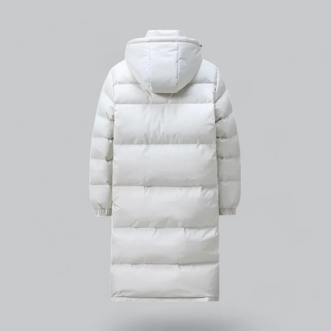 Manteau d'hiver long à capuche pour homme | Chaud 2
