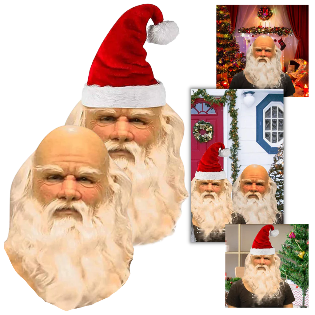 Masque de Père Noël pour cosplay 0