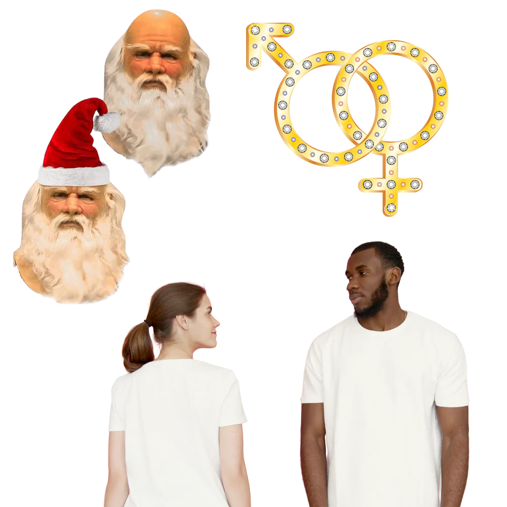 Masque de Père Noël pour cosplay 2