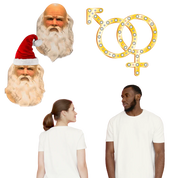 Masque de Père Noël pour cosplay 2