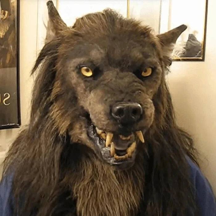 Masque de loup effrayant - Masque costume pour la fête de la mascarade d'Halloween 2