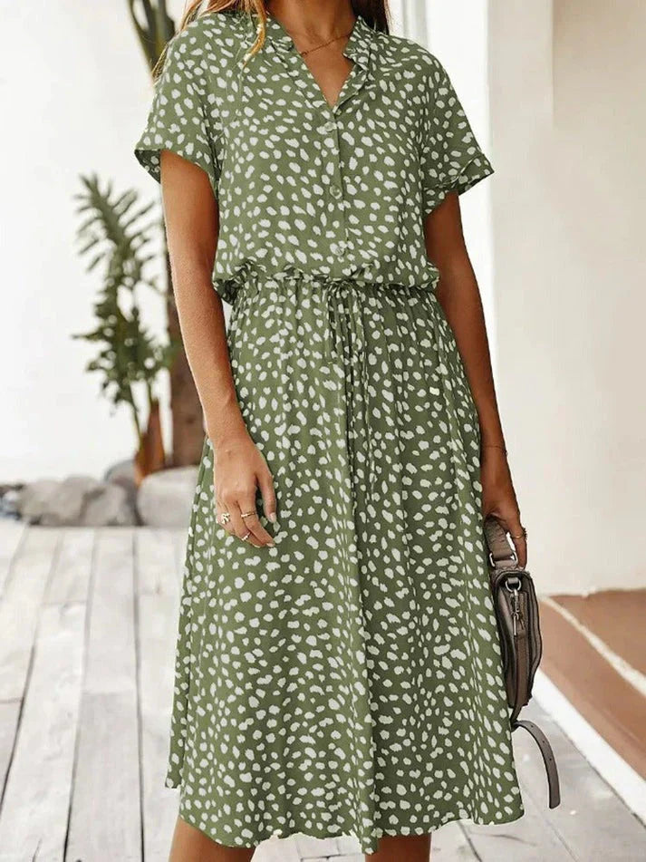 EDEN | Midi sommerkjole i bohemsk stil