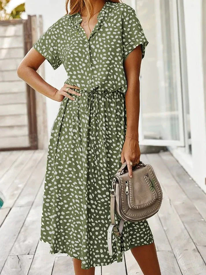 EDEN | Midi sommerkjole i bohemsk stil