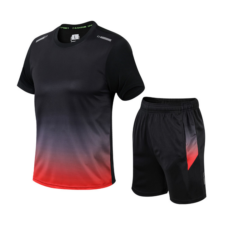 Men's Activewear Set Tracksuit | Gym Clothes Men for Workout | Quick-Drying Workout Shirt for Men & Flexible Shorts 6