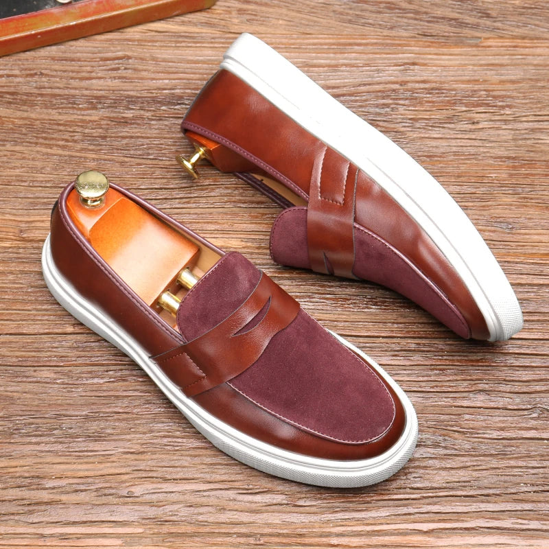 Men's Black Suede Loafers - Stylish Casual and Office Footwear for Men 5