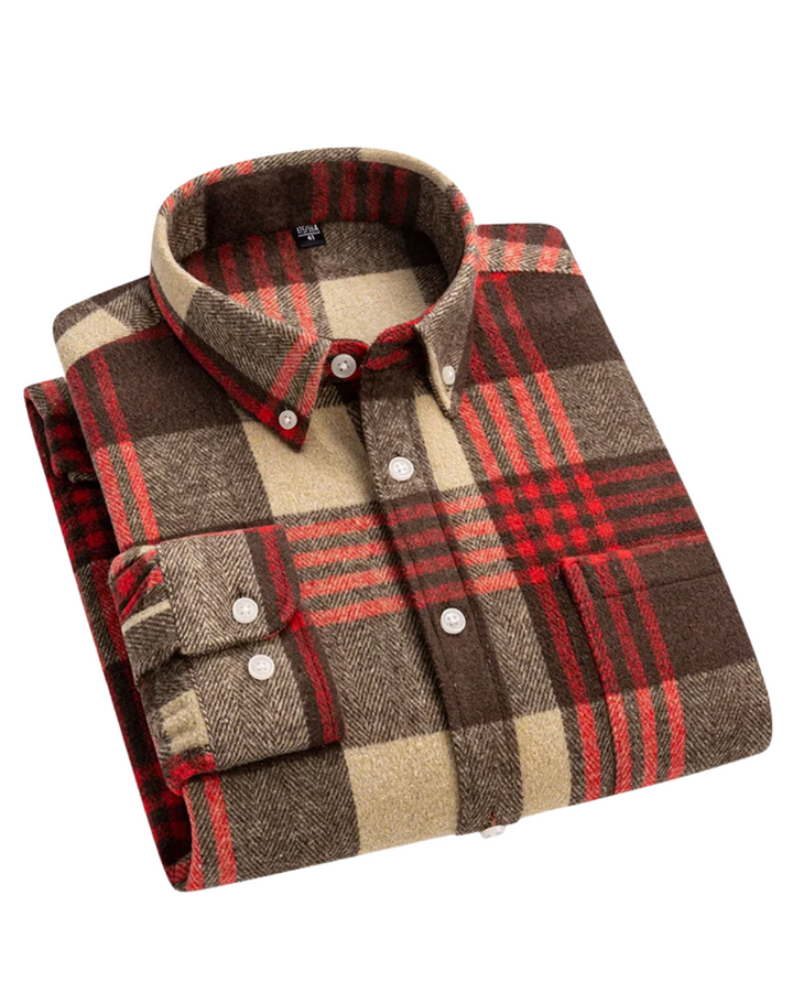 Men's Checked Shirt for Casual and Smart-Casual Wear - Classic Style, Versatile Design, Everyday Comfort 3