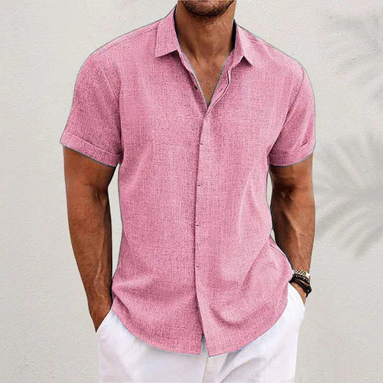 Men's Classic Short Sleeve Summer Shirt for Casual and Smart Outings 5