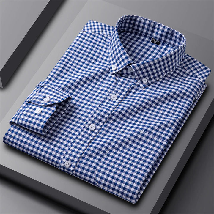 Men's Dress Shirt - Classic Oxford Button-Up for Business Casual Style 11