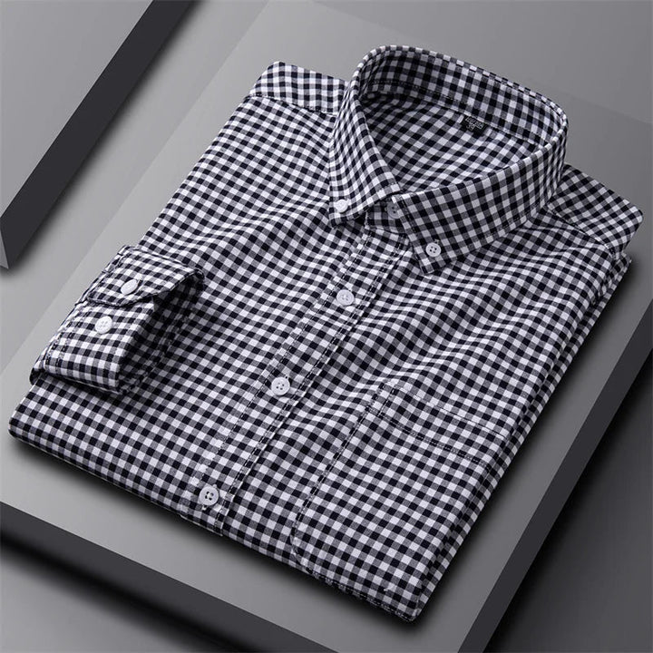 Men's Dress Shirt - Classic Oxford Button-Up for Business Casual Style 13