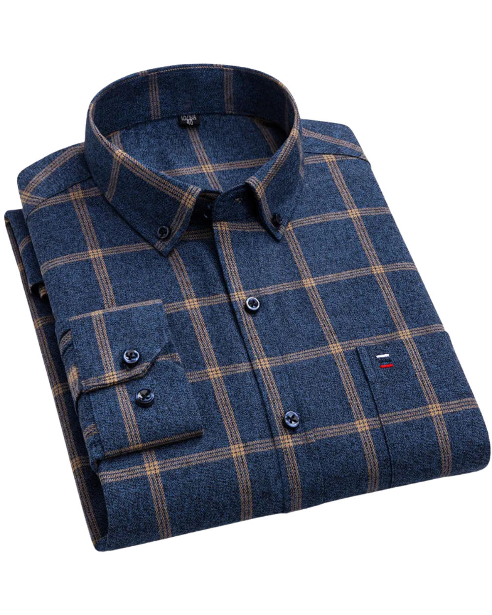 Men's Dress Shirt - Striped Check Design for Casual and Smart-Casual Wear, Timeless Style and Modern Tailored Fit 1