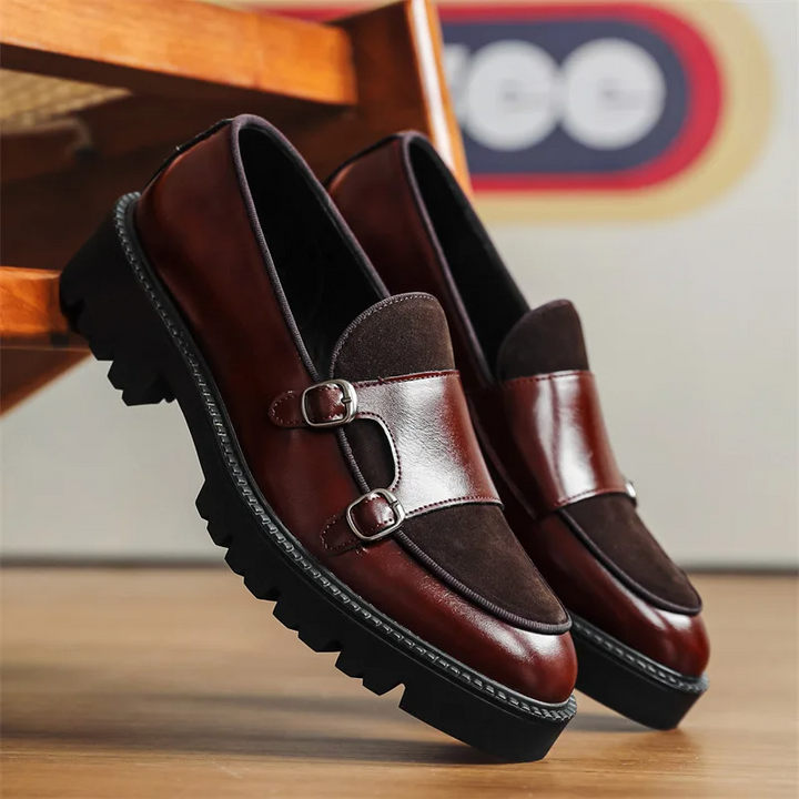 Men's Loafers - Stylish Monk Strap Design for Casual and Formal Looks, Comfortable Slip-On Footwear 0