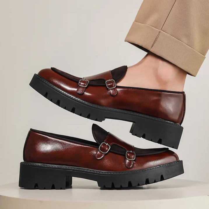 Men's Loafers - Stylish Monk Strap Design for Casual and Formal Looks, Comfortable Slip-On Footwear 3