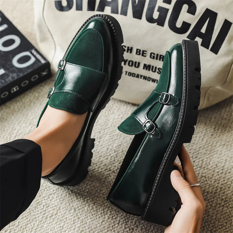 Men's Loafers - Stylish Monk Strap Design for Casual and Formal Looks, Comfortable Slip-On Footwear 8