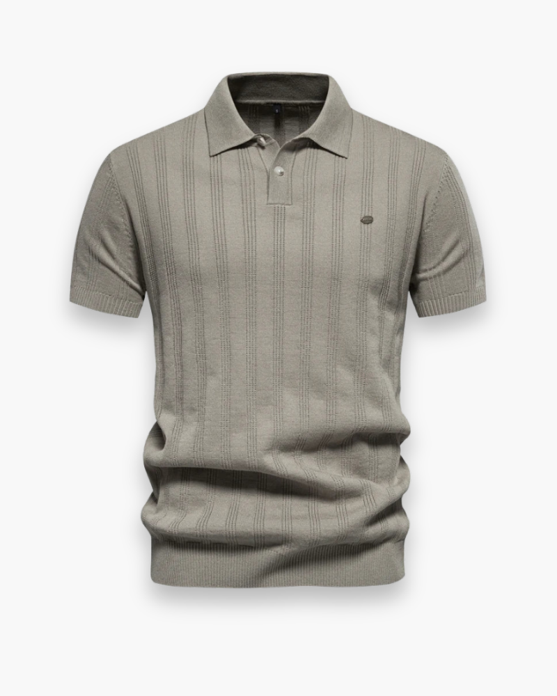 Men's Long Sleeve Polo Shirt - Elegant Casual Wear, Breathable and Comfortable for All Occasions 1