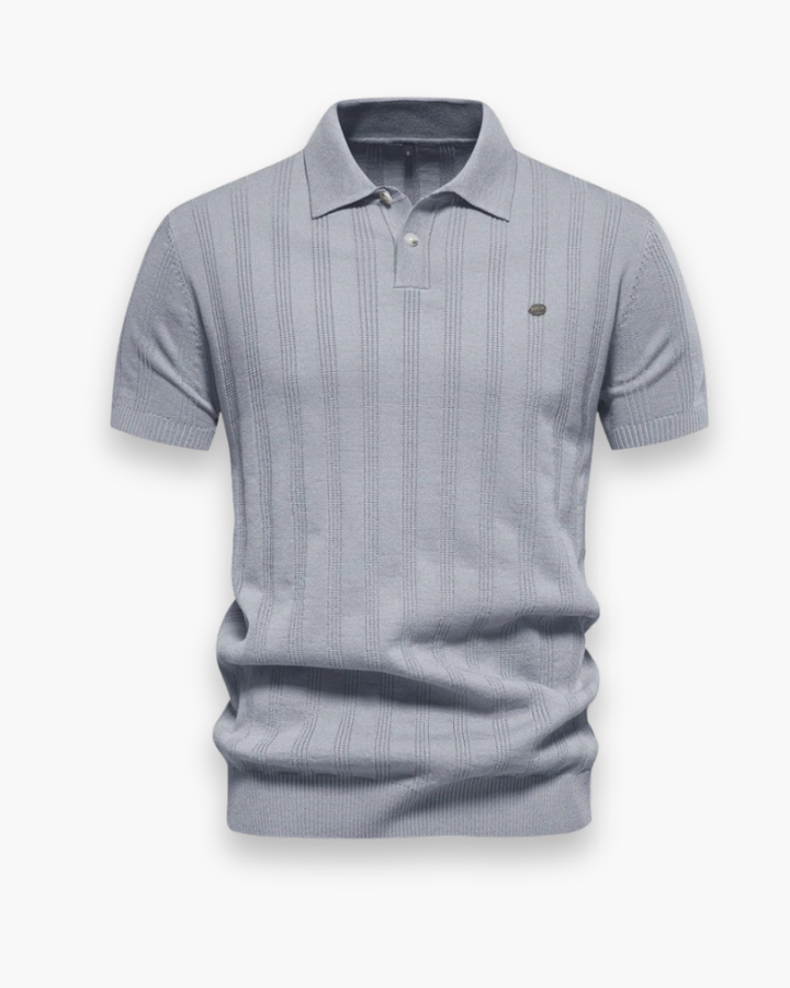 Men's Long Sleeve Polo Shirt - Elegant Casual Wear, Breathable and Comfortable for All Occasions 3