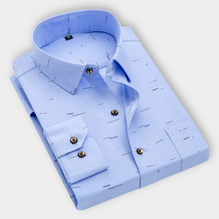 Men's Nautical Print Shirt - Coastal Style with Comfort for Casual Outings 0
